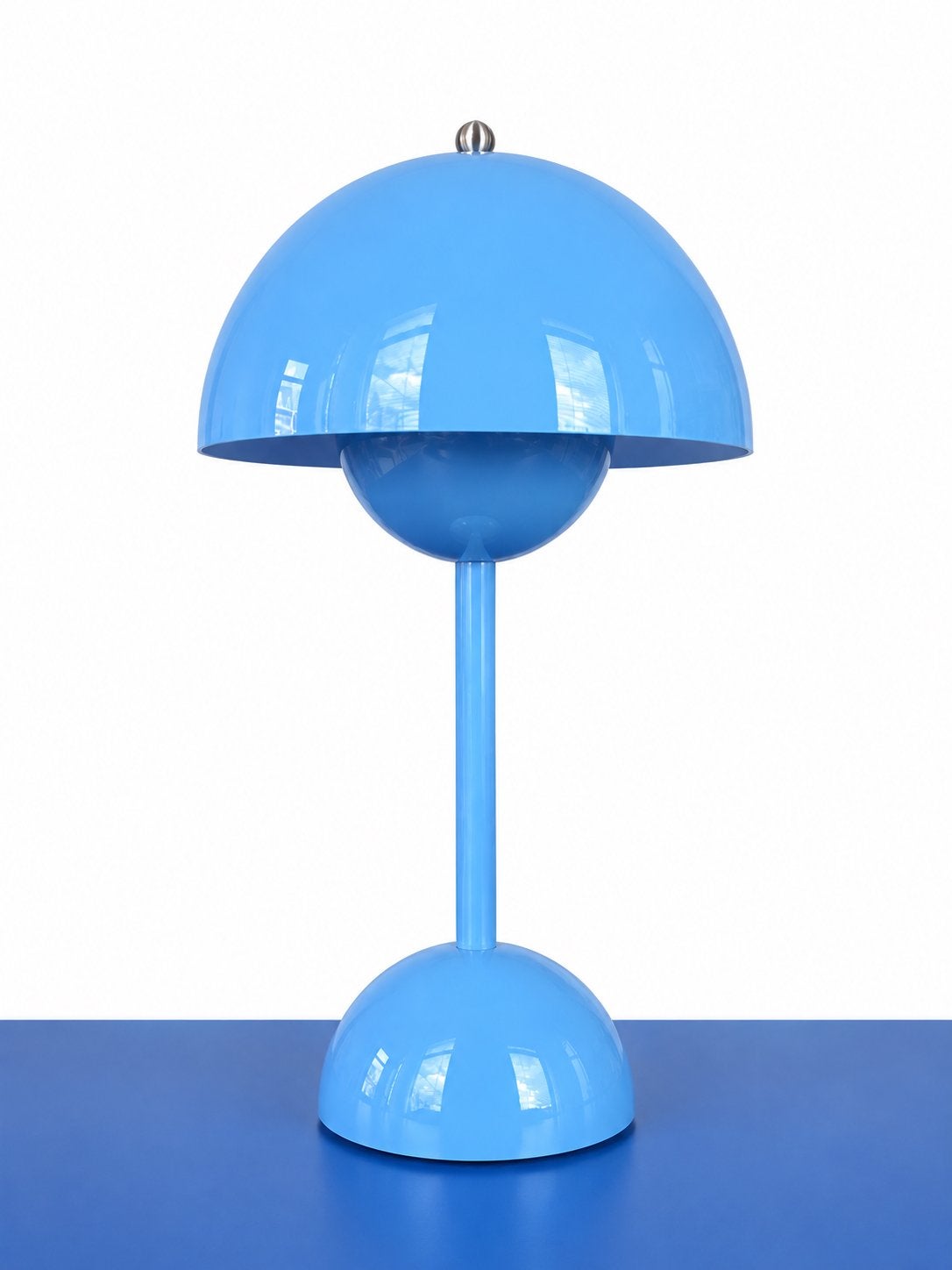 &Tradition Flowerpot Tafellamp | Blauw, Huis en Inrichting, Lampen | Tafellampen, Blauw, Ophalen of Verzenden, Zo goed als nieuw