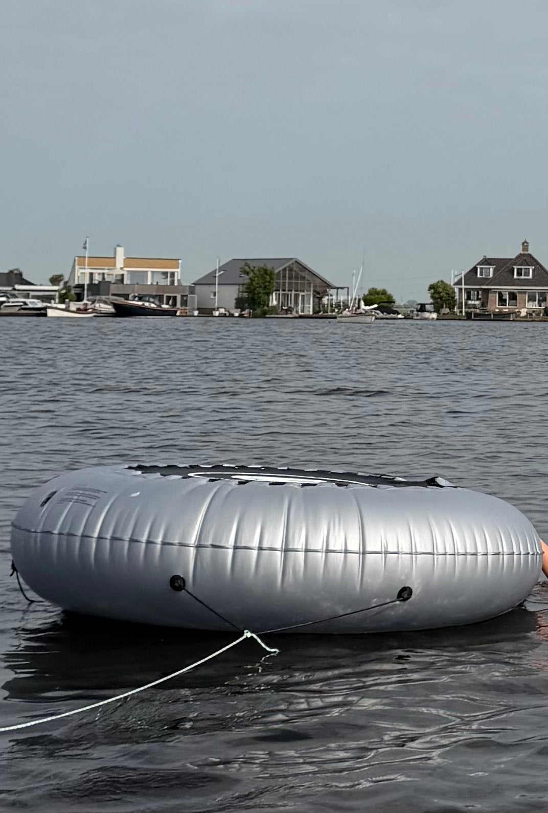 Opblaasbare waterband/ watertrampoline, Ophalen of Verzenden, Gebruikt