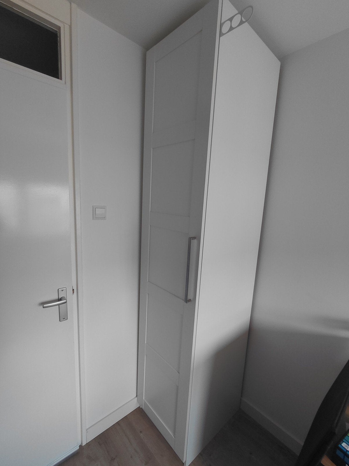 Ikea Pax kast wit - 236x50x60 cm met legplanken, Ophalen, Gebruikt, 200 cm of meer, Met plank(en)
