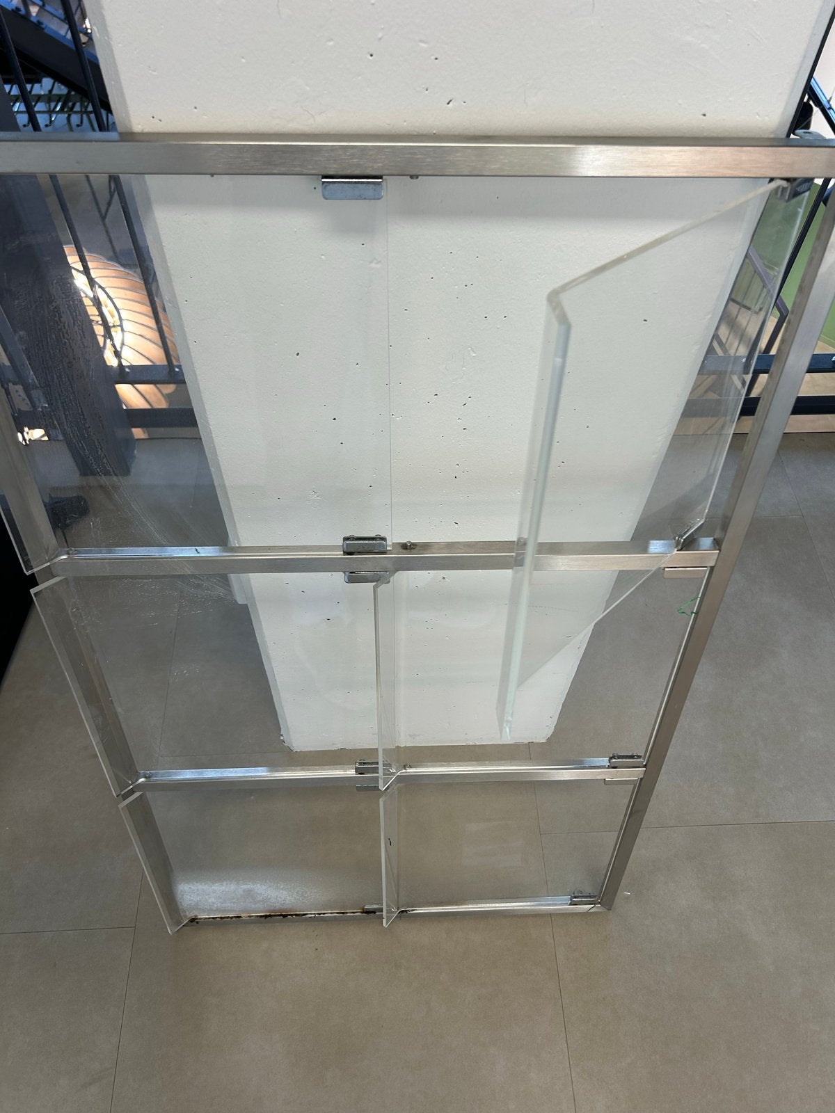 RVS Plexiglas Presentatie Deksel - Display Vitrine, Ophalen