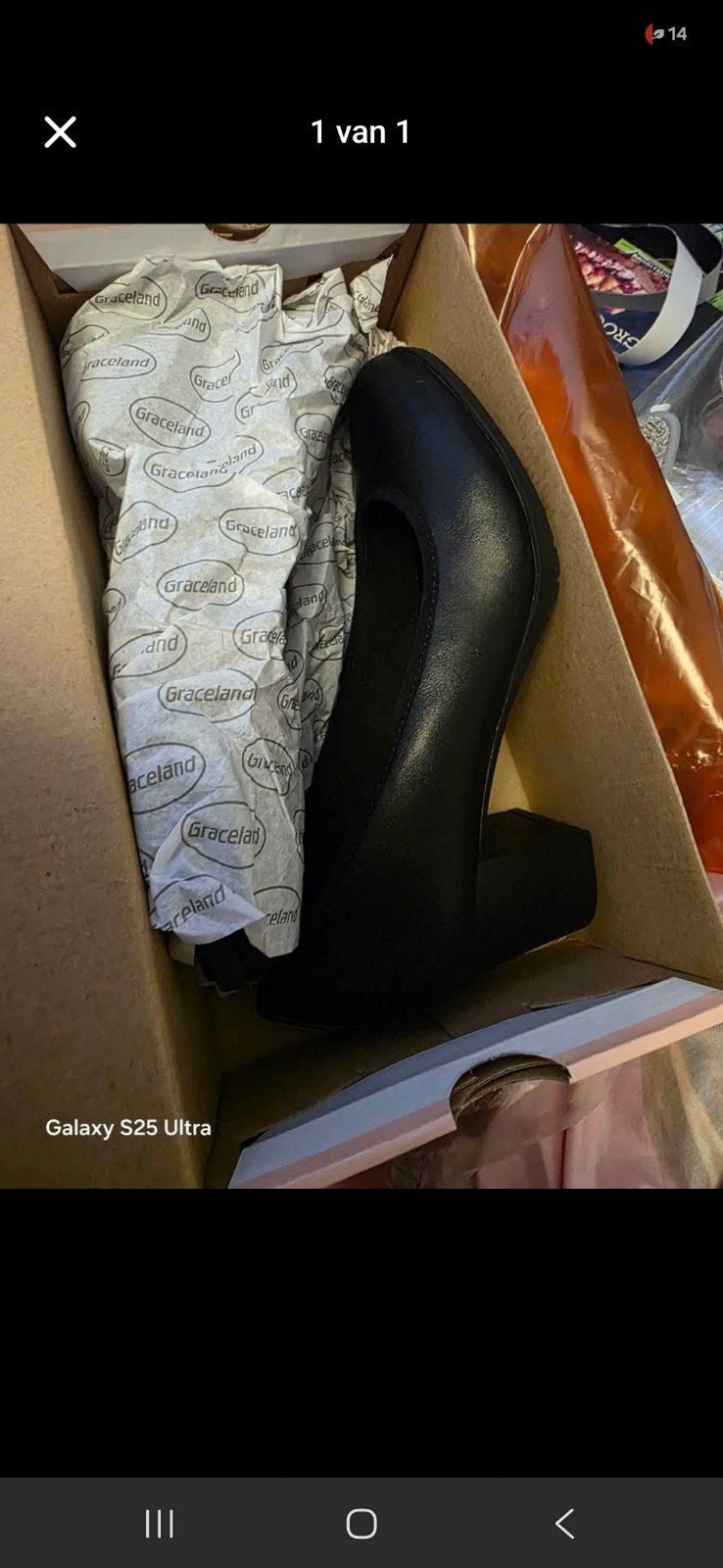 Zwarte Graceland pumps met lage hak, Ophalen, Schoenen met lage hakken, Zwart, Nieuw