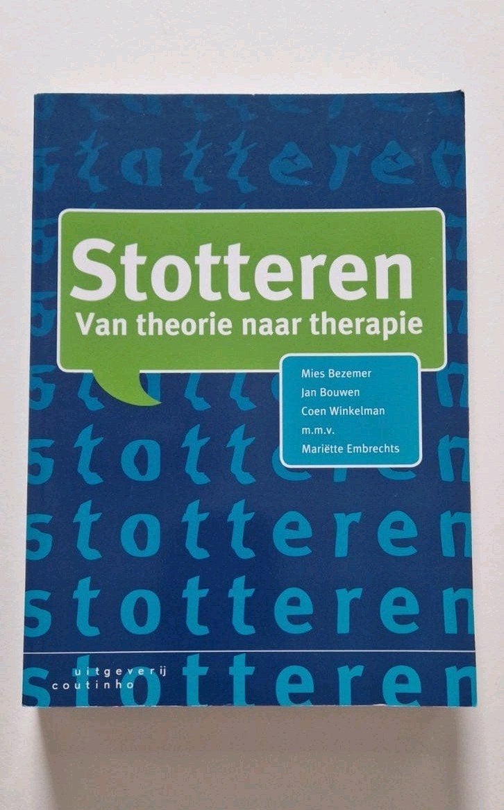 Mies Bezemer - Stotteren, 2010, Sociale wetenschap, Ophalen of Verzenden, Zo goed als nieuw, Mies Bezemer; Jan Bouwen; Coen Winkelman