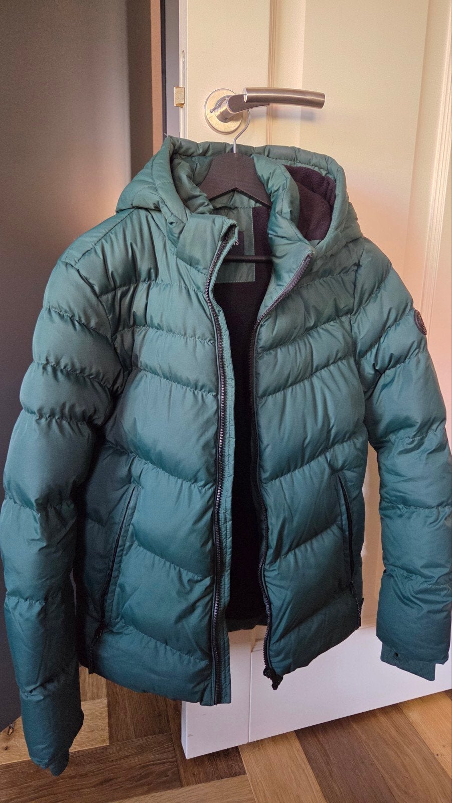 Cars Jeans winterjas donkergroen maat 176, Ophalen of Verzenden, Zo goed als nieuw