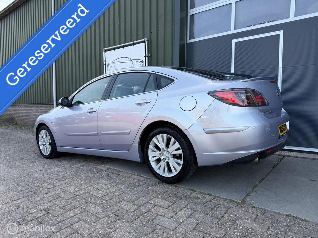 Mazda 6 2.0 S-VT AUT Business Plus|Leder|Navi|Cruise|APK nie, Auto's, Mazda, 1330 kg, Gebruikt, 4 cilinders, Bedrijf