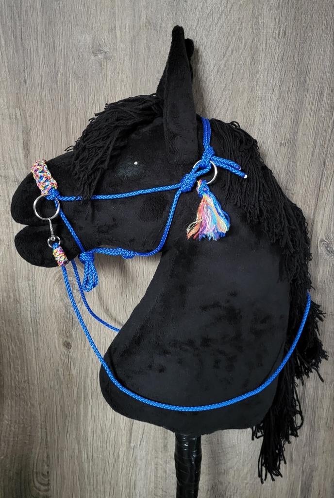 5 delig Hobbyhorse touwhalster set blauw/multicolour, Ophalen of Verzenden, Nieuw, Jongen of Meisje