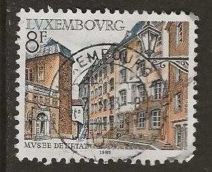 Luxemburg 12, museum, Verzenden, Luxemburg, Gestempeld