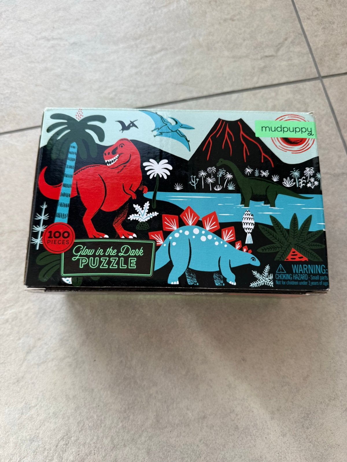 Glow in the dark puzzel 100 stuks in nieuwstaat, Ophalen of Verzenden, Meer dan 50 stukjes, Zo goed als nieuw