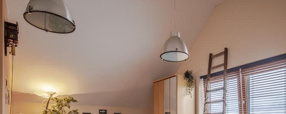 2 industriele hanglampen, Ophalen, Indstrieel, E27 (groot), Zo goed als nieuw