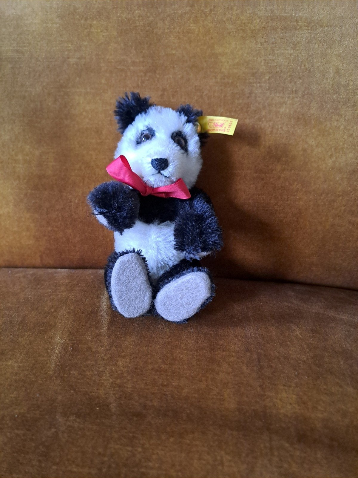 Steiff pandabeer, Verzenden, Gebruikt, Stoffen beer, Steiff