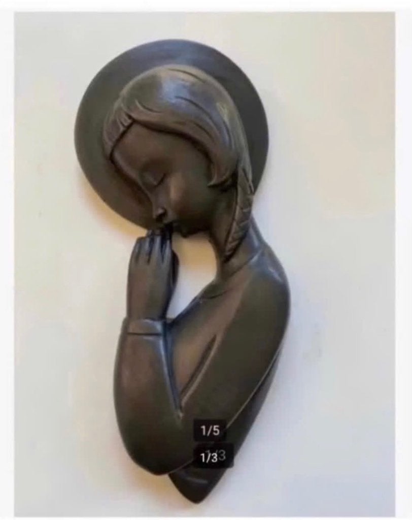 Prachtig beeld Biddend Madonna Jaren ‘60 Ireland, Ophalen of Verzenden