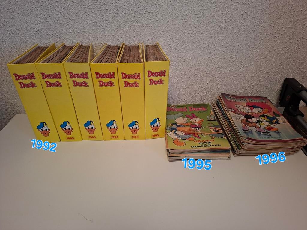 Donald Duck tijdschriften divers jaargangen, Ophalen