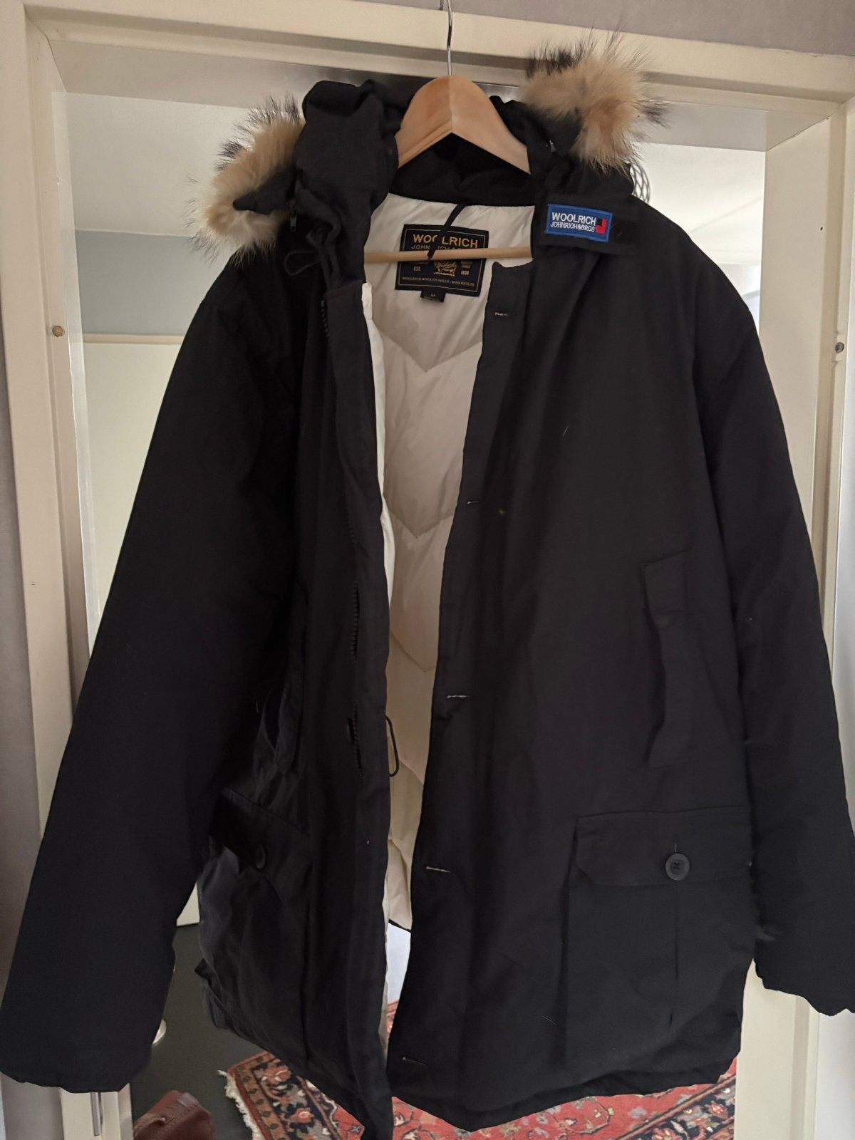 Woolrich Arctic Parka - Zwart, Maat M, Ophalen of Verzenden, Zo goed als nieuw, Maat 48/50 (M), Zwart
