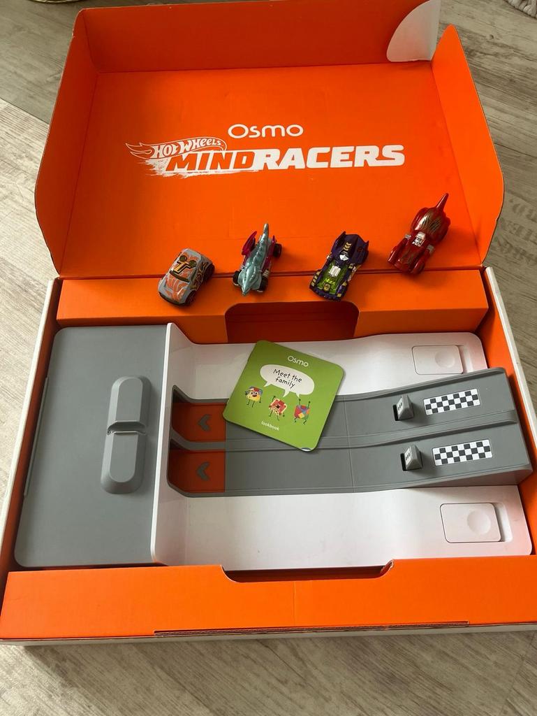 Osmo Hot Wheels MindRacers Game (zonder base set), Ophalen of Verzenden, Zo goed als nieuw, Rekenen, Met licht