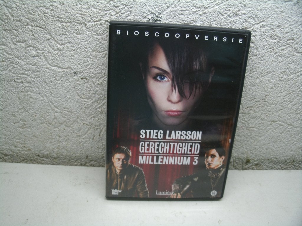 dvd 277b gerechtigheid millennium 3, Alle leeftijden, Ophalen of Verzenden, Zo goed als nieuw