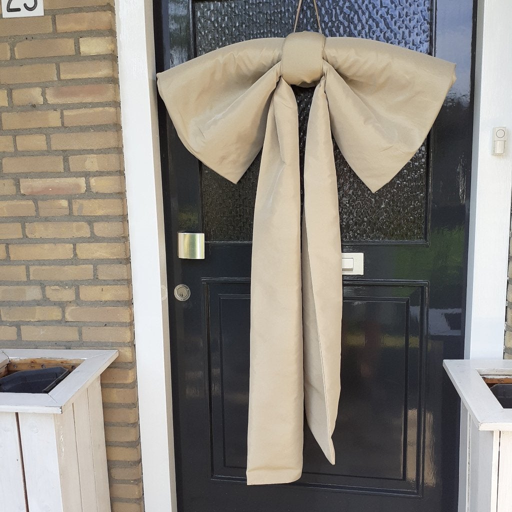 Grote strik goud kleur, Ophalen, Overige materialen, Overige typen, Nieuw