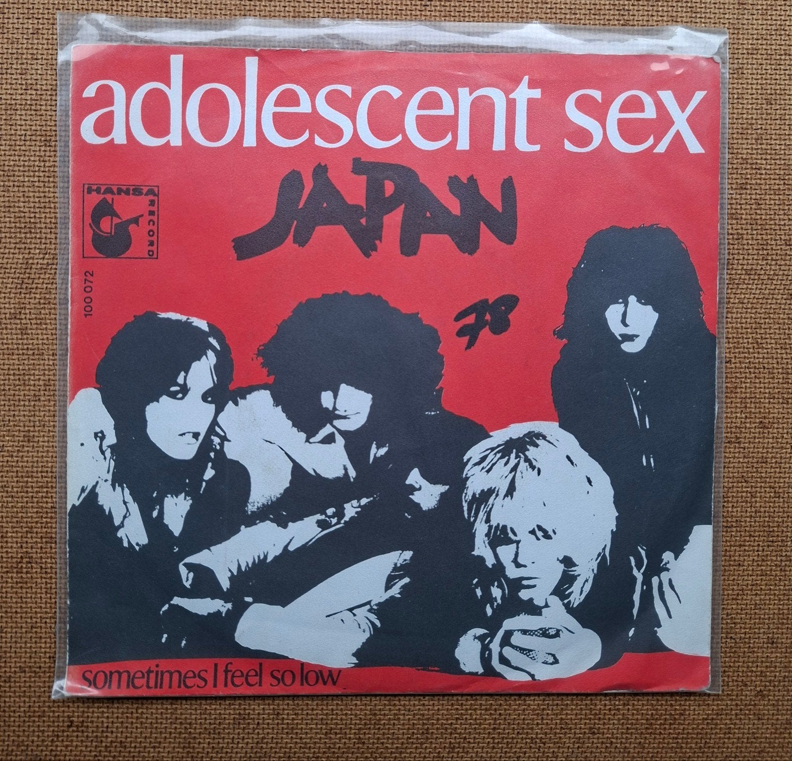 Japan - Adolescent sex  - Single is TOP, Ophalen of Verzenden, Gebruikt, 7 inch, Pop