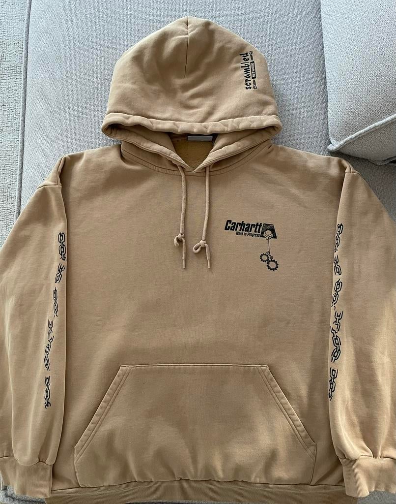 Carhartt trui WIP, Kleding | Heren, Ophalen of Verzenden, Zo goed als nieuw, Maat 56/58 (XL), Beige