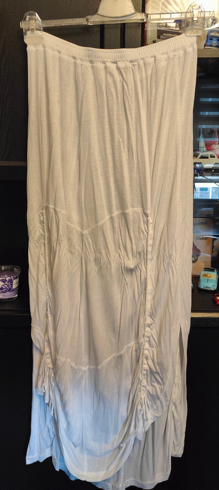 Hebbeding - Spierwitte Dunne Tricot Rok - Maat 1, Kleding | Dames, Rokken, Gedragen, Maat 34 (XS) of kleiner, Wit, Onder de knie