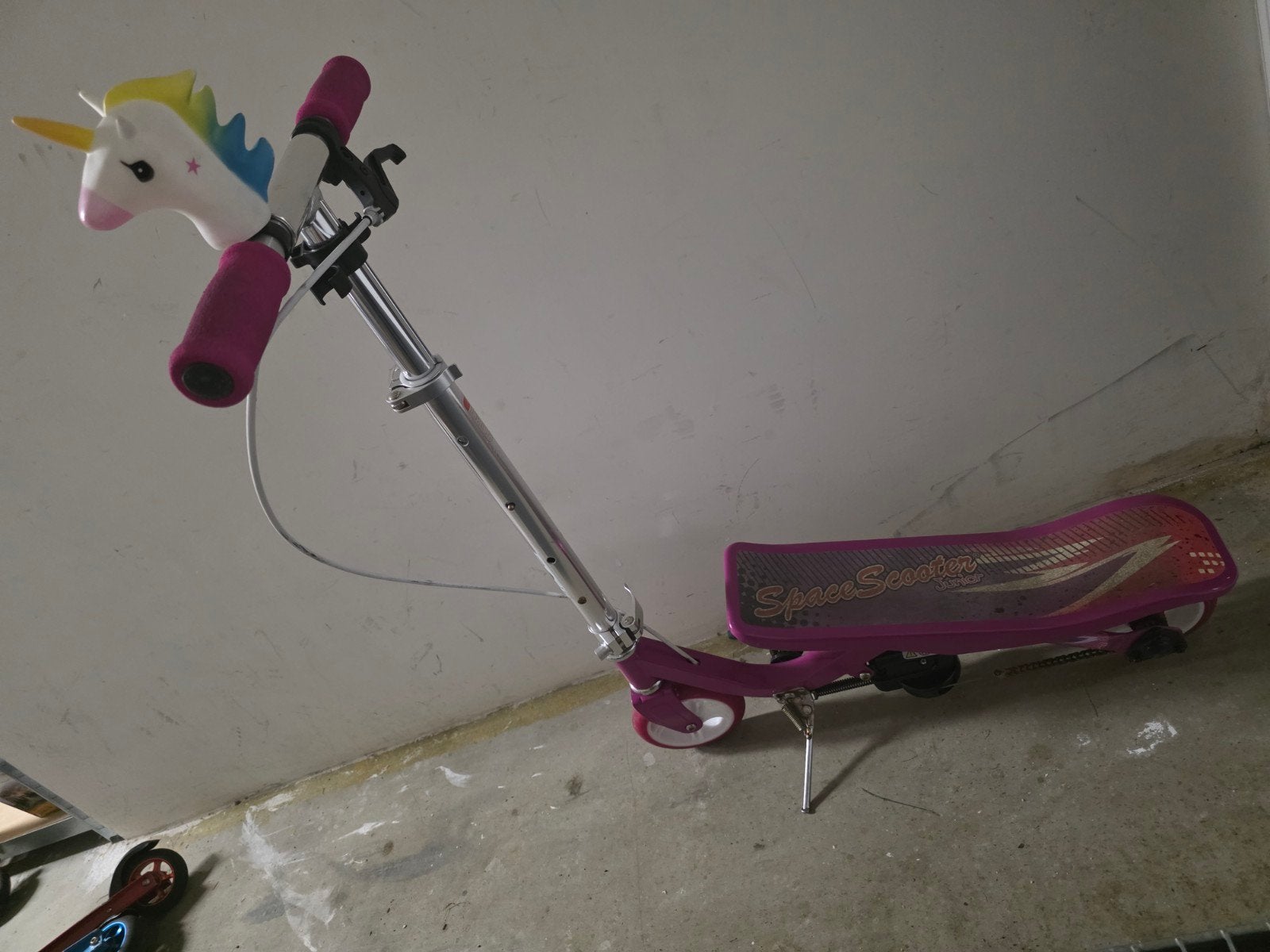 Space Scooter roze met eenhoorn handvat, Ophalen of Verzenden, Gebruikt, Overige typen, Space Scooter