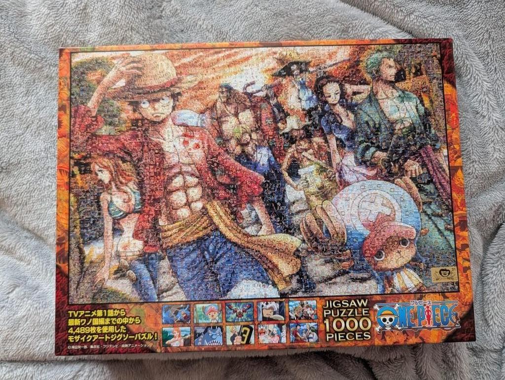 One Piece jigsaw puzzle 1000 pieces legpuzzel, Ophalen of Verzenden, 500 t/m 1500 stukjes, Zo goed als nieuw, Legpuzzel