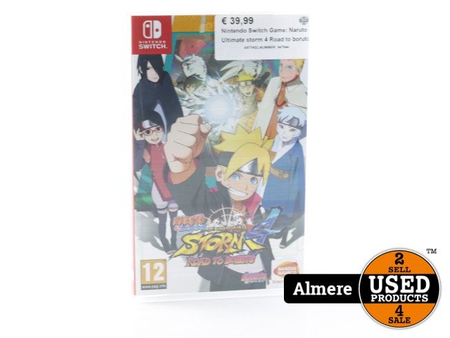 Nintendo Switch Game: Naruto Ultimate storm 4 Road to boruto