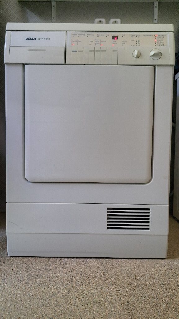 Bosch droger, 6 tot 8 kg, Ophalen of Verzenden, Condens, 85 tot 90 cm