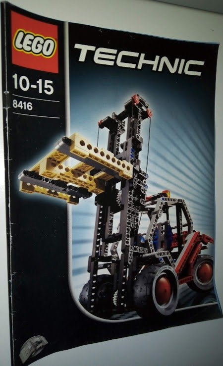 Technic  lego set.  8416.  Forklift ., Gebruikt, Lego, Ophalen of Verzenden, Technic