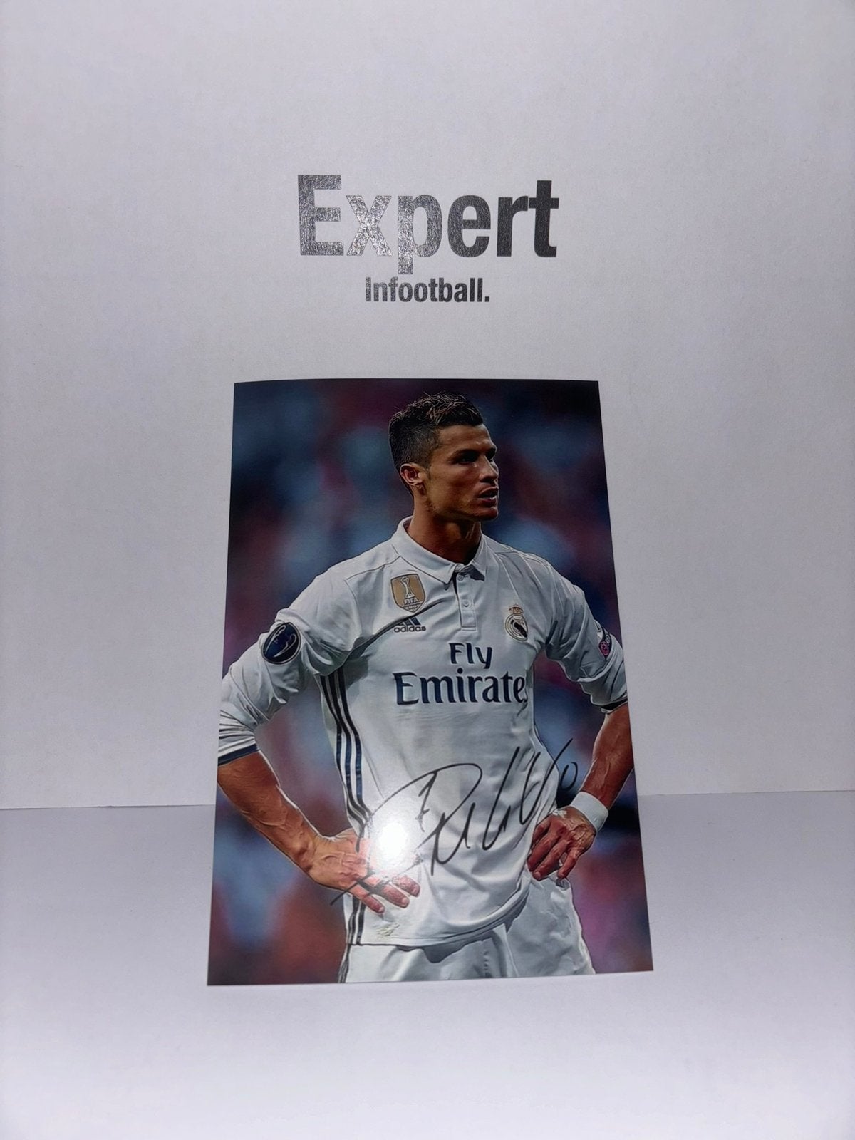 Ronaldo gesigneerde foto - Real Madrid, Ophalen of Verzenden, Nieuw, Buitenlandse clubs, Spelerskaart