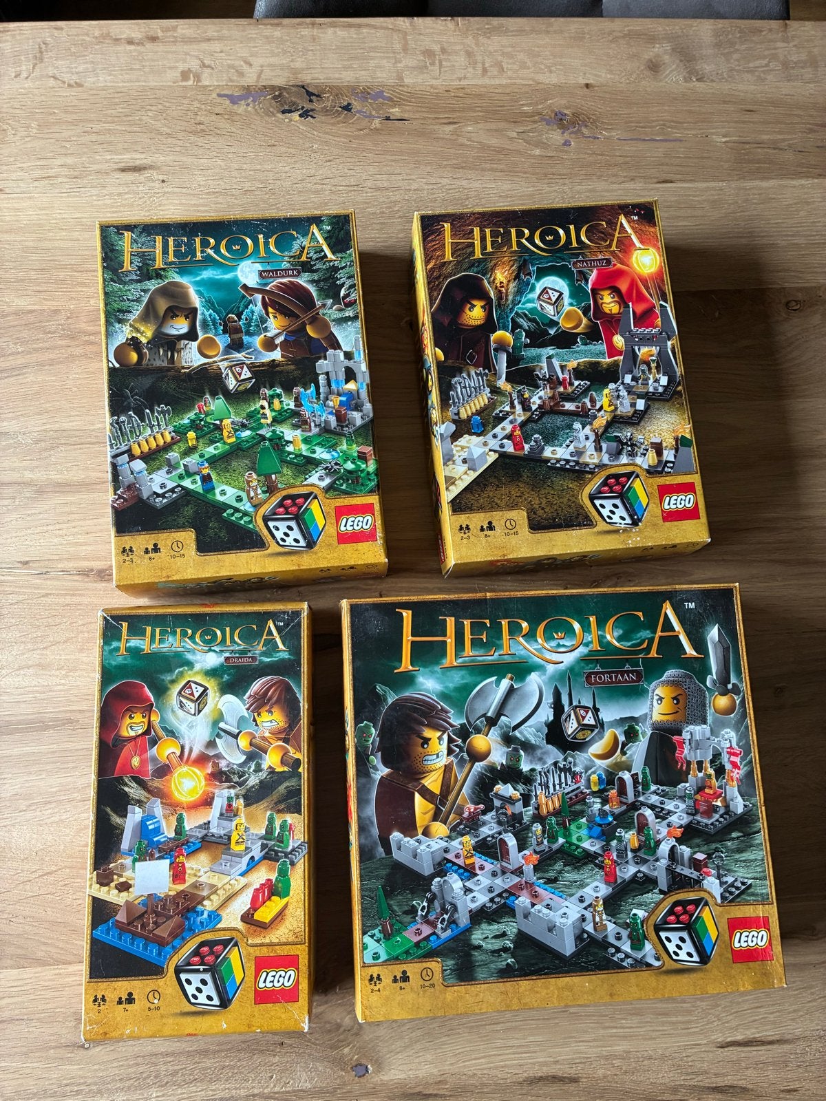 LEGO Heroica bordspellen - 4 sets, Ophalen of Verzenden, Gebruikt