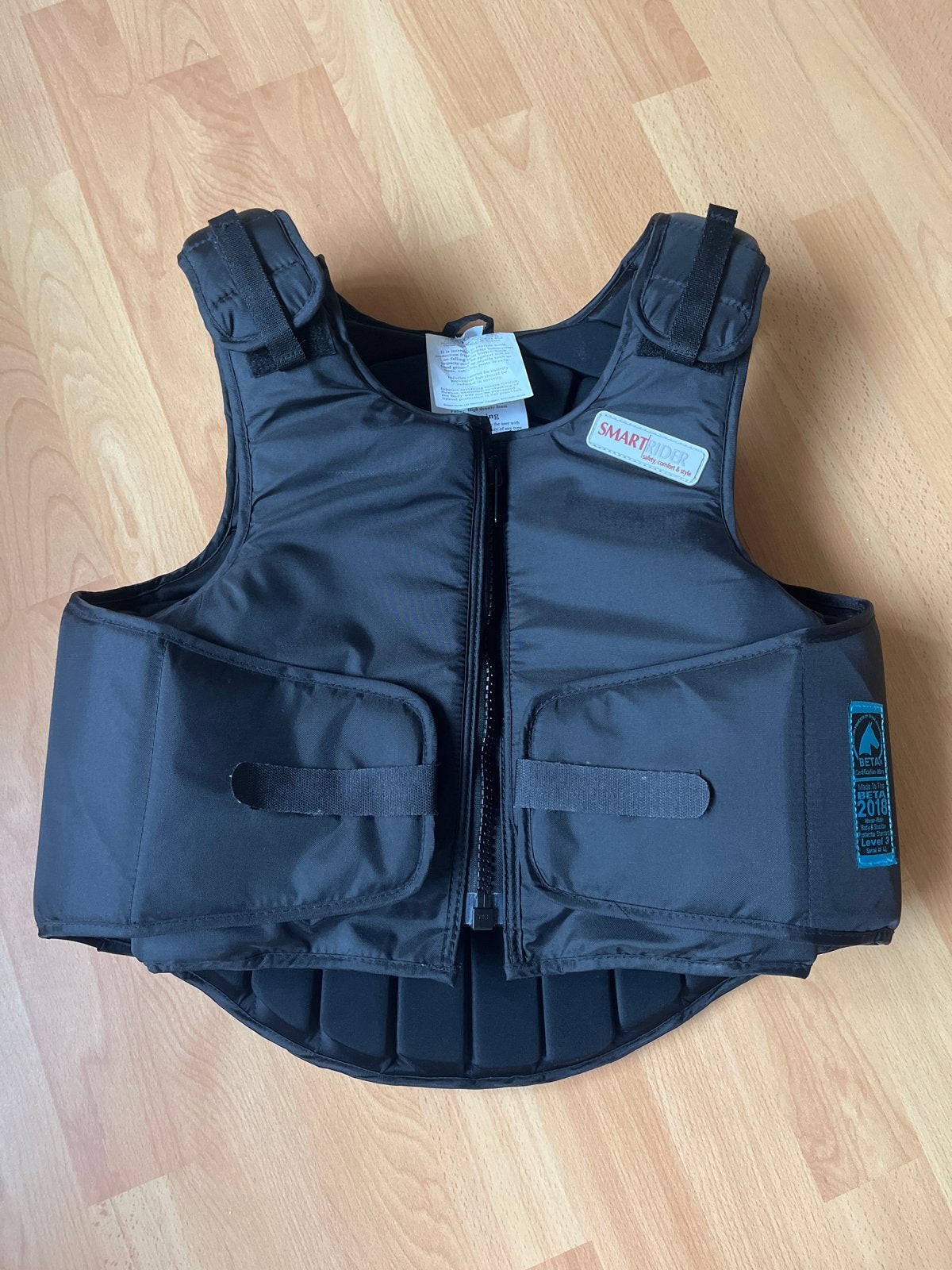 Smart Rider Body Protector – Maat Adult M, Dieren en Toebehoren, Ritssluiting, Ophalen of Verzenden, Zo goed als nieuw, Zwart