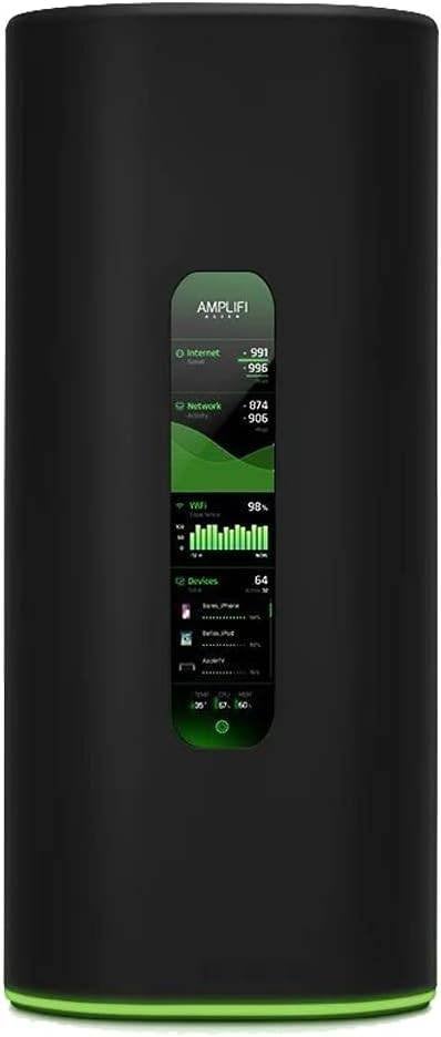 Ubiquity Amplifi Alien Wifi 6 Mesh router met touchscreen., Computers en Software, Routers en Modems, Ophalen of Verzenden, Gebruikt