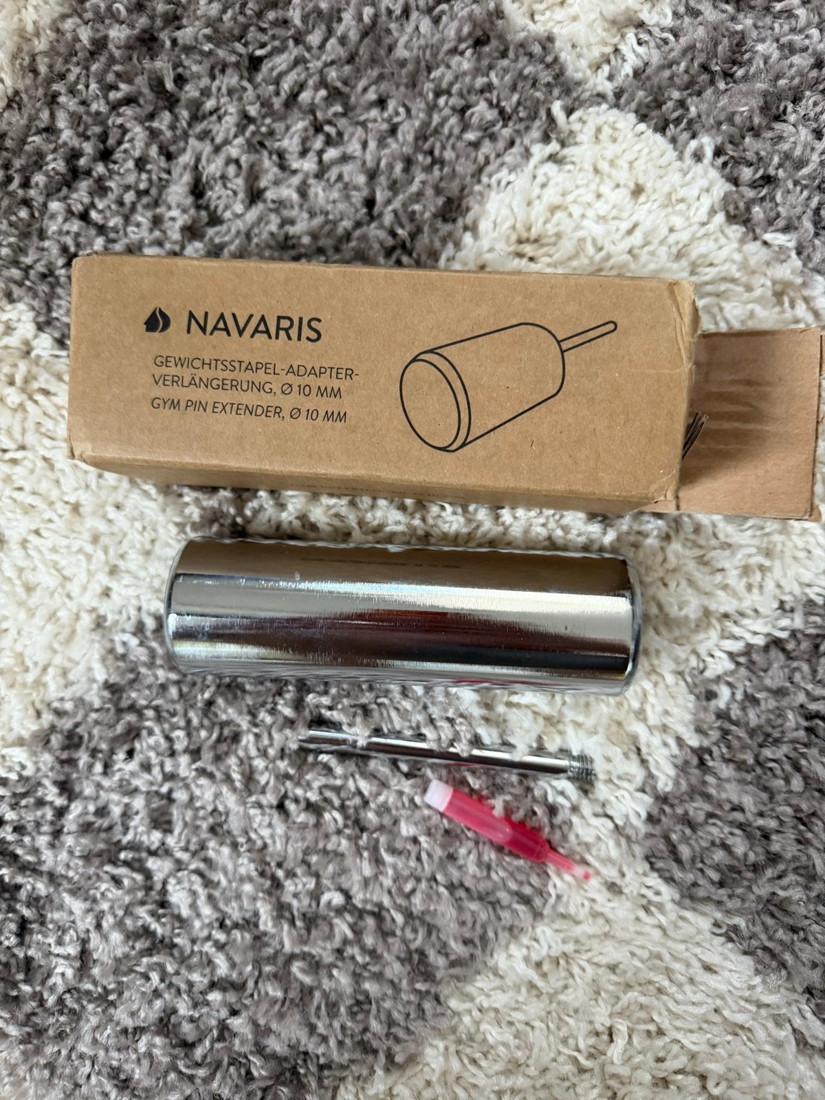 Navaris - Gym Pin Extender 10mm - NIEUW, Ophalen of Verzenden, Nieuw, Overige typen