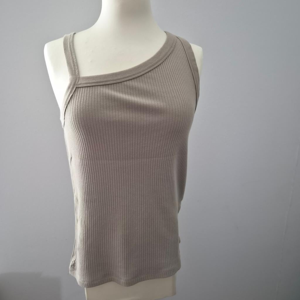Yaya top maat L, Kleding | Dames, T-shirts, Ophalen of Verzenden, Zo goed als nieuw, Beige, Zonder mouw