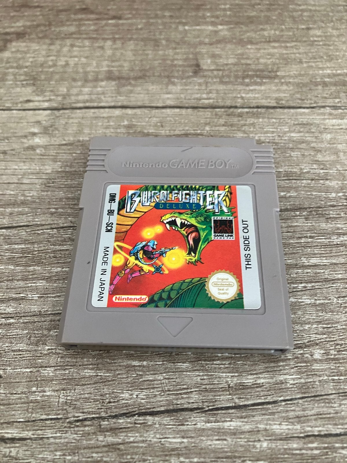 Burai Fighter Deluxe - Nintendo Game Boy (DMG-BU-SCN), Spelcomputers en Games, Games | Nintendo Game Boy, Gebruikt, Shooter, 1 speler