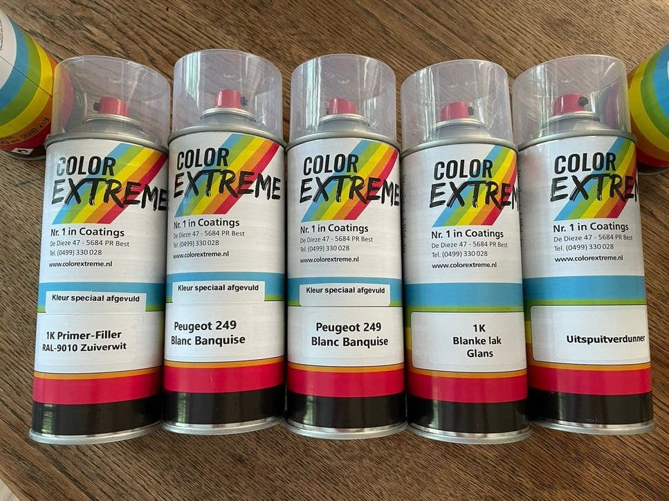Color Extreme Spuitbussen - Primer, Lak, uitspuitverdunner, Ophalen of Verzenden, Nieuw, Peugeot