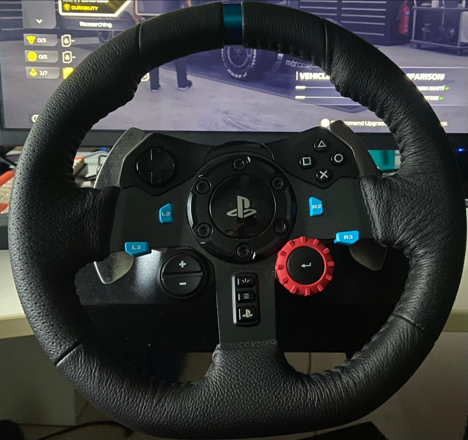 Logitech G29 Driving Force Racing Wheel + Pedalen, Spelcomputers en Games, Spelcomputers | Sony PlayStation Consoles | Accessoires