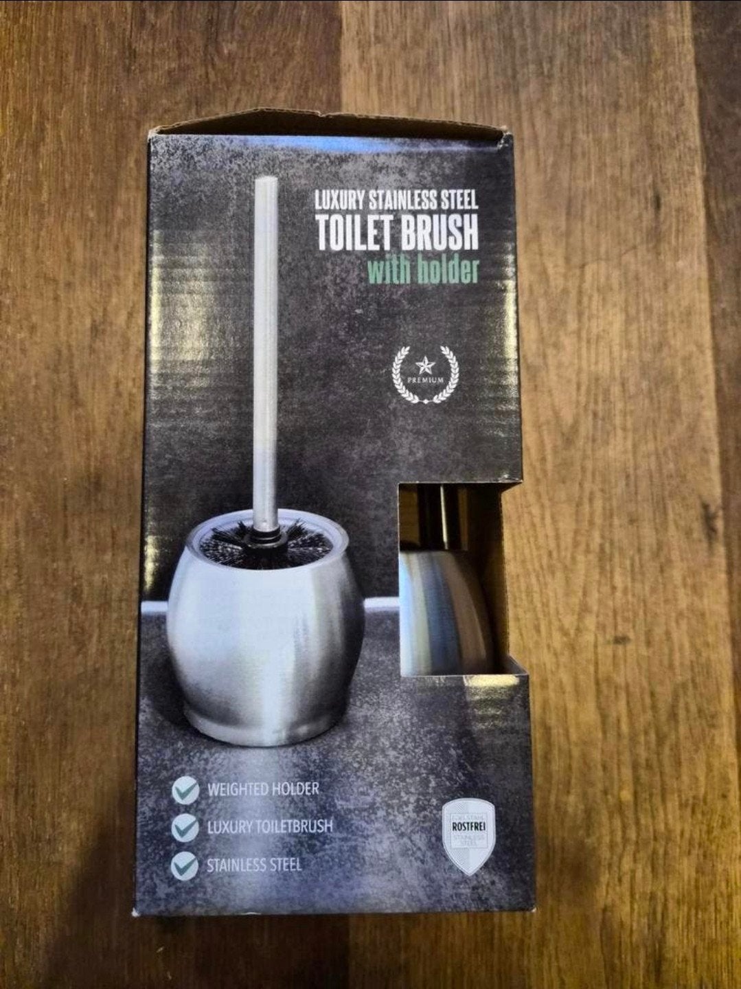 Luxe RVS Toiletborstel met Houder WC Borstel - Nieuw in Doos, Huis en Inrichting, Badkamer | Badtextiel en Accessoires, Ophalen of Verzenden