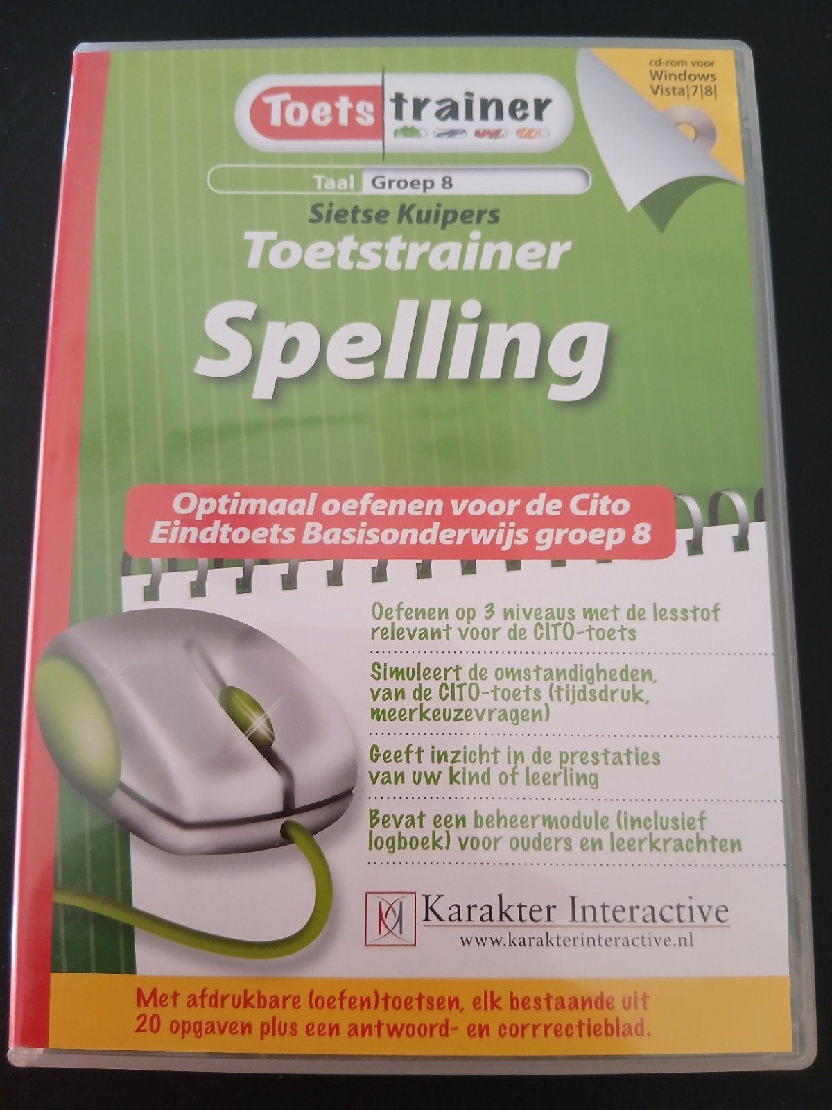 Toetstrainer Spelling Groep 8 Cito Eindtoets Basisonderwijs, Boeken, Schoolboeken, Verzenden, Zo goed als nieuw, Sietse Kuipers