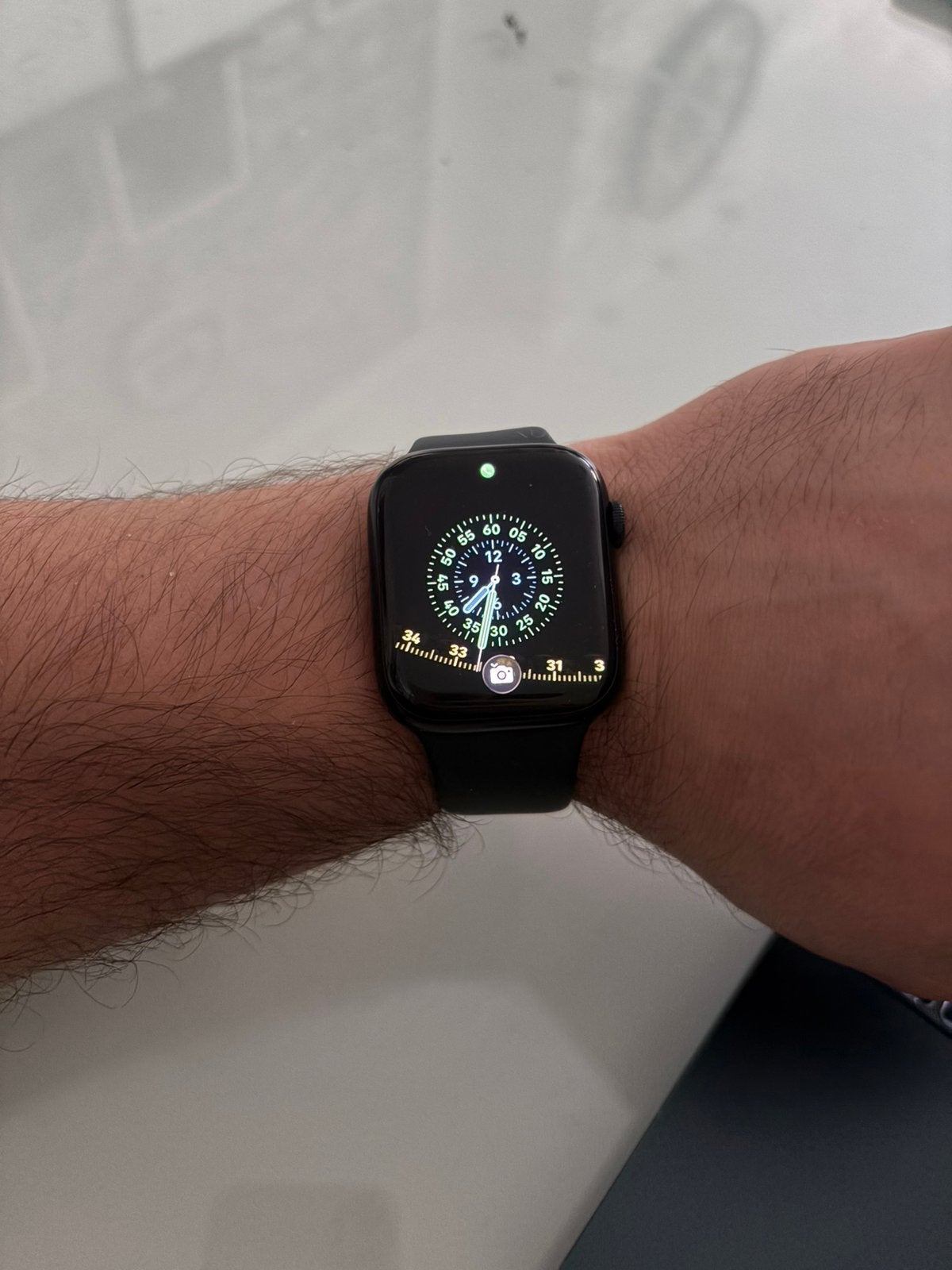 Apple Watch Series 7 45mm GPS + Cellular – Aluminium Zwart, Zwart, IOS, Ophalen of Verzenden, Zo goed als nieuw