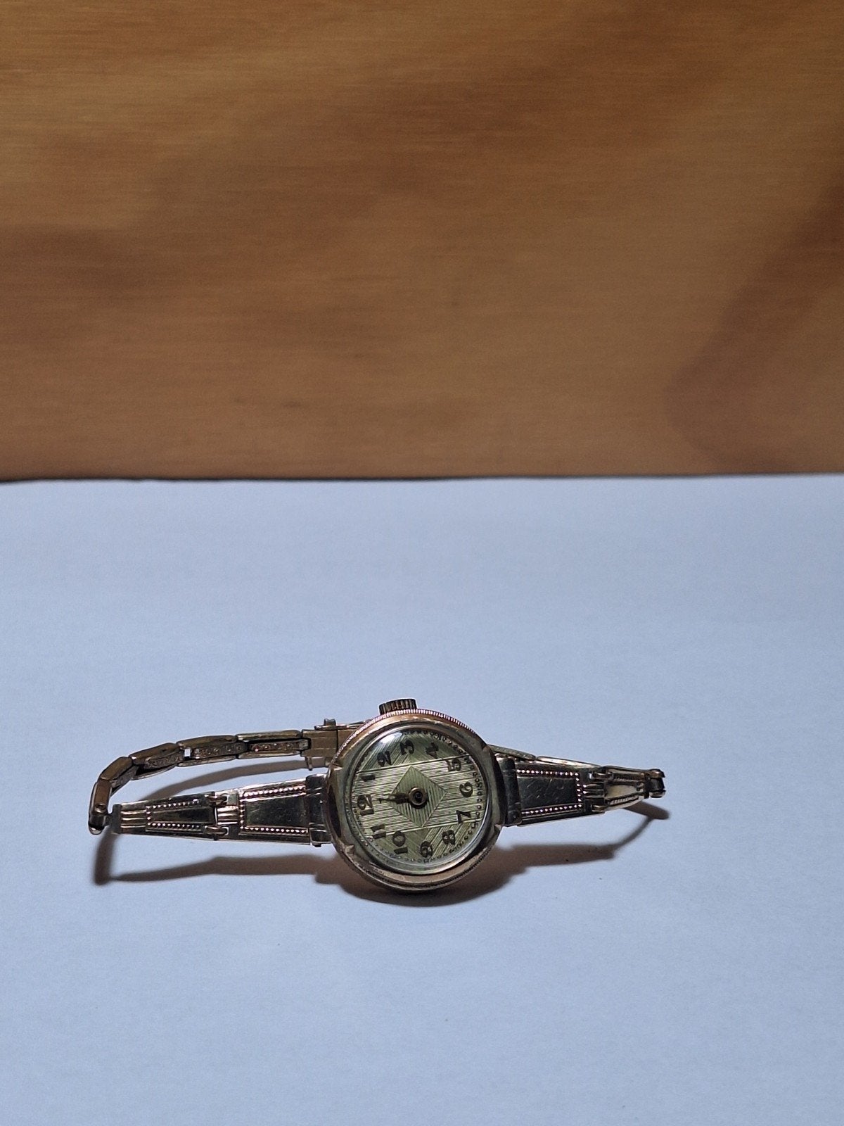 Antiek verguld Art-Deco dameshorloge, Overige merken, Overige materialen, Gebruikt, Polshorloge