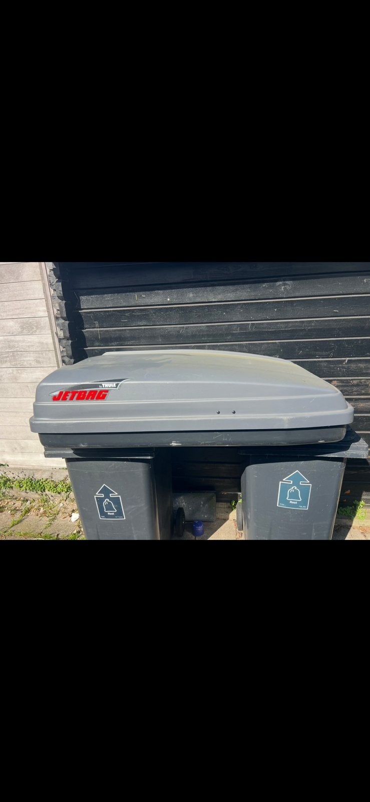 Tekoop jetbag Thule dakkoffer, Ophalen, Gebruikt