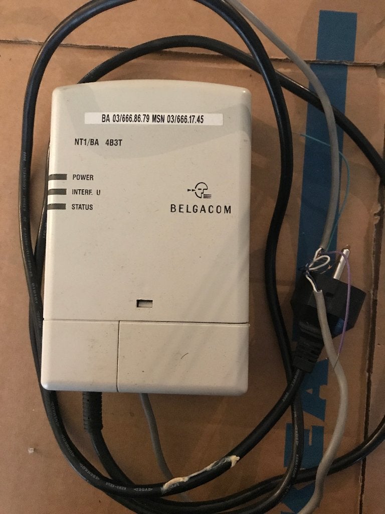 Vaste telefoon Eindpunt Belgacom NT1 BA 4B3T       µp, Telecommunicatie, Ophalen of Verzenden, Nieuw