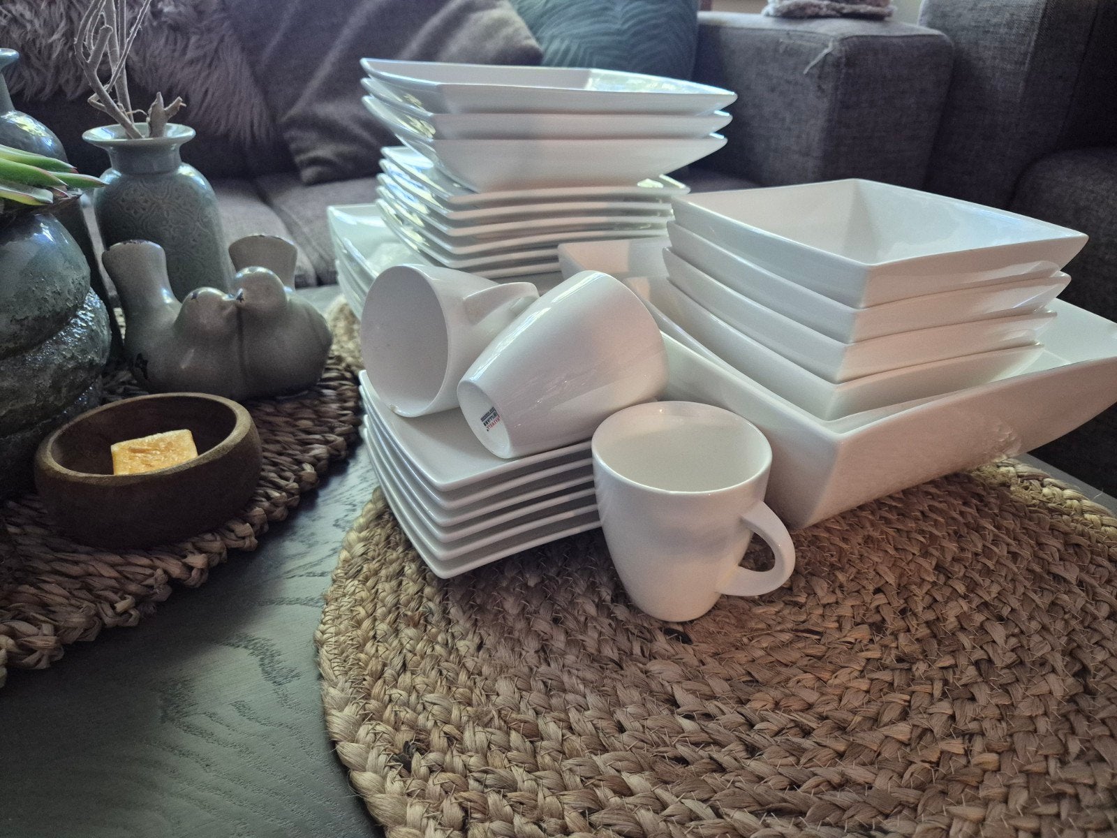 Maxwell & Williams White Basics Servies Set - 20 Delig, Ophalen, Zo goed als nieuw, Porselein