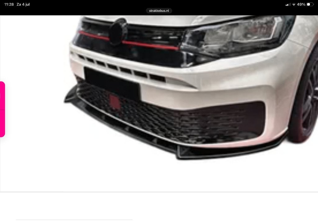 Vw Caddy frontlip, Ophalen, Gebruikt