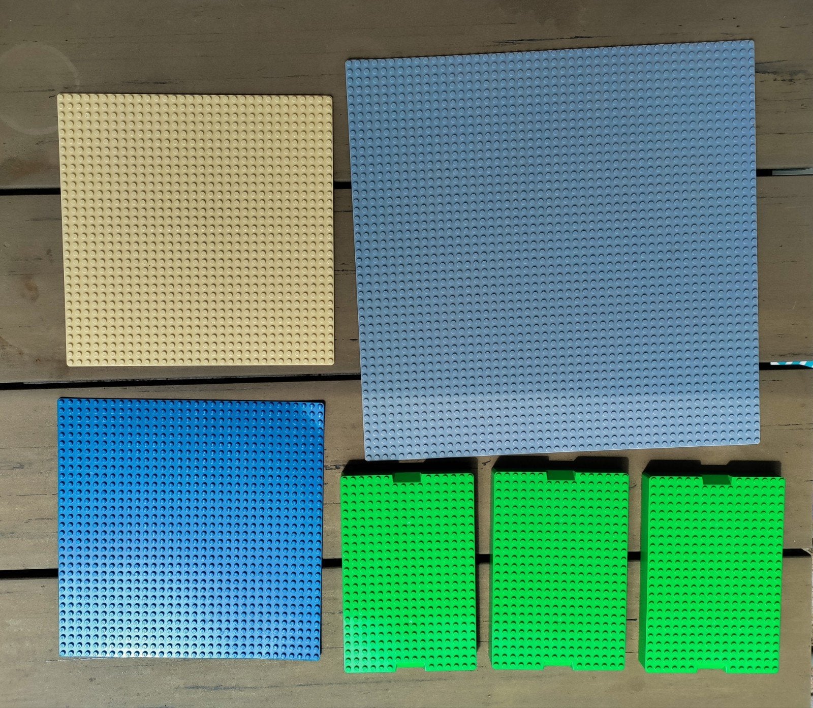 Grondplaten Lego, Ophalen, Gebruikt