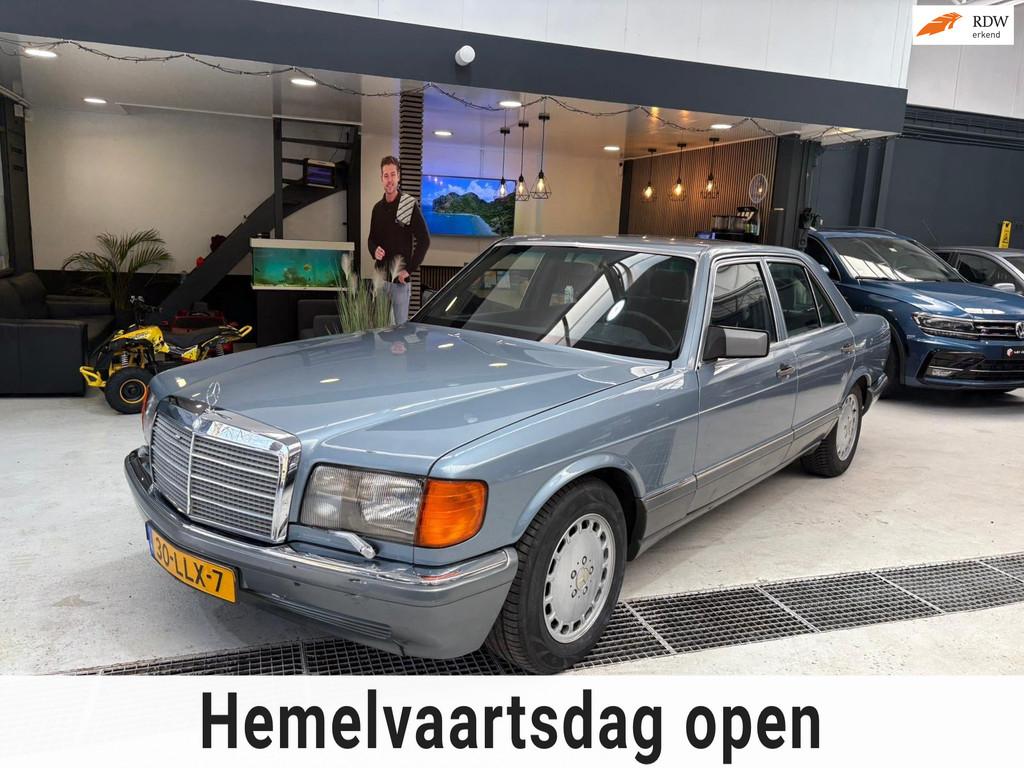 Mercedes-Benz S-klasse 420 SE V8 AUT|Oldtimer|Airco|Memory|S, Auto's, Mercedes-Benz, Automaat, Achterwielaandrijving, Gebruikt
