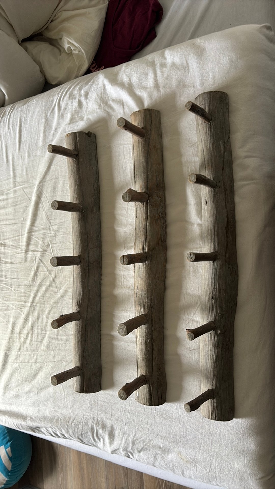 Kapstokken hout, Huis en Inrichting, Woonaccessoires | Kapstokken, Wandkapstok, Ophalen of Verzenden, Zo goed als nieuw, Minder dan 100 cm