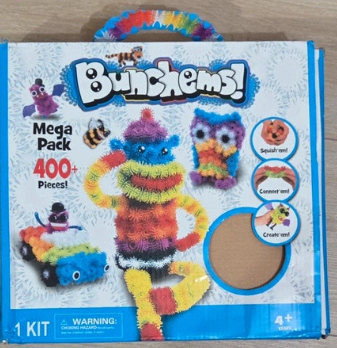 Bunchems Mega Pack - 400+ Stuks Bouwset, Ophalen of Verzenden, Zo goed als nieuw
