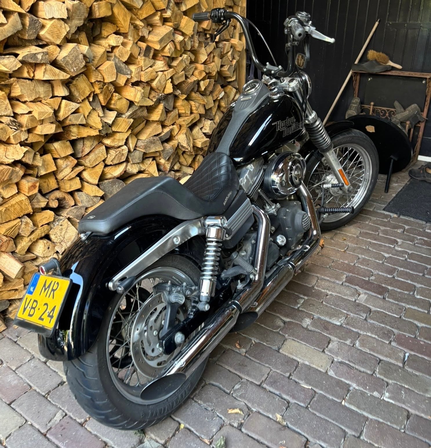 Harley Davidson Dyna Street Bob FXDB 2007 - Unieke Chopper, Motoren, 2 cilinders, Chopper, Gebruikt, Particulier