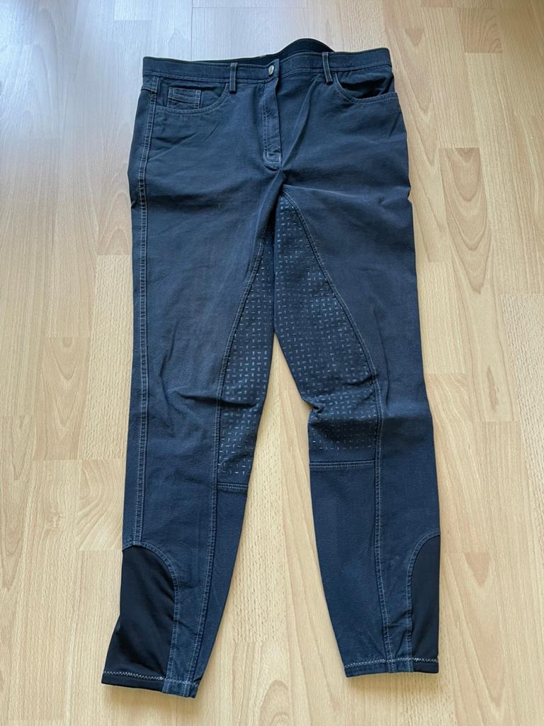 Rijbroek GUTOS  Antraciet Jeans Look! maat 42/44, Ophalen of Verzenden, Zo goed als nieuw, Dames, Recreatie